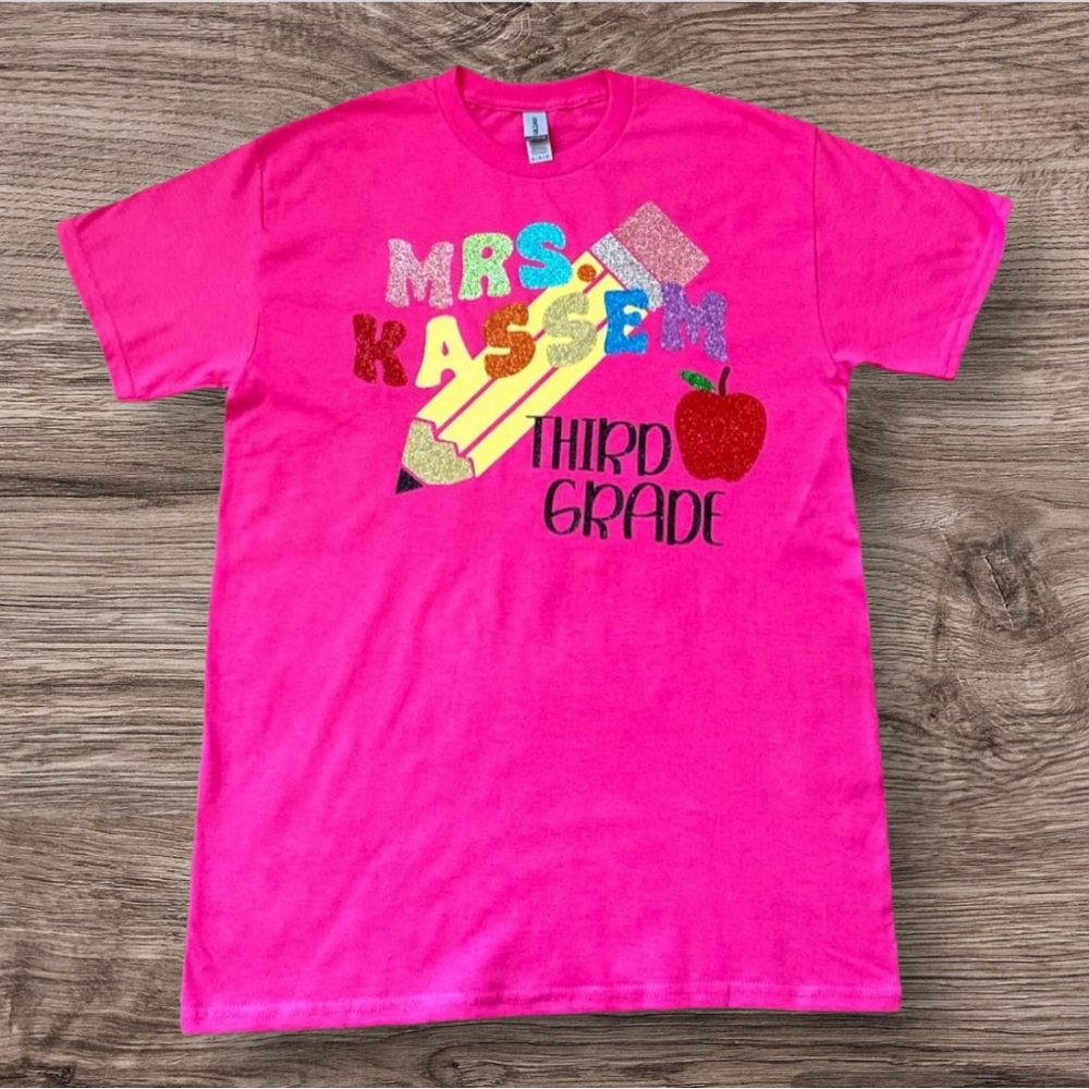 Personalized teacher shirt